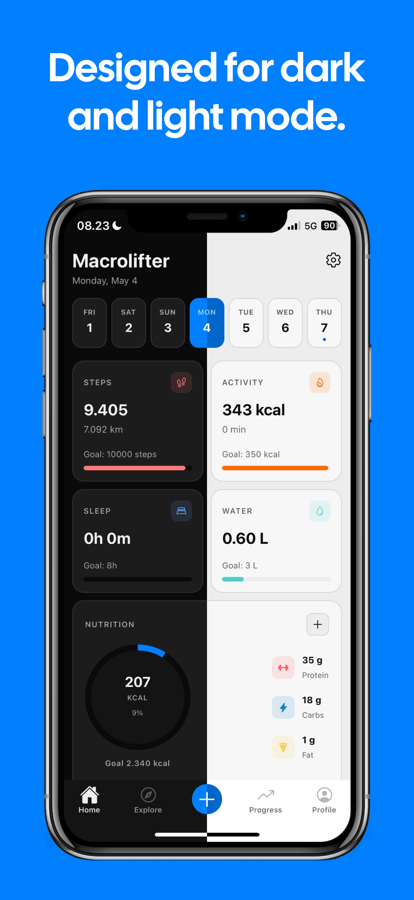 Built for both dark and light mode